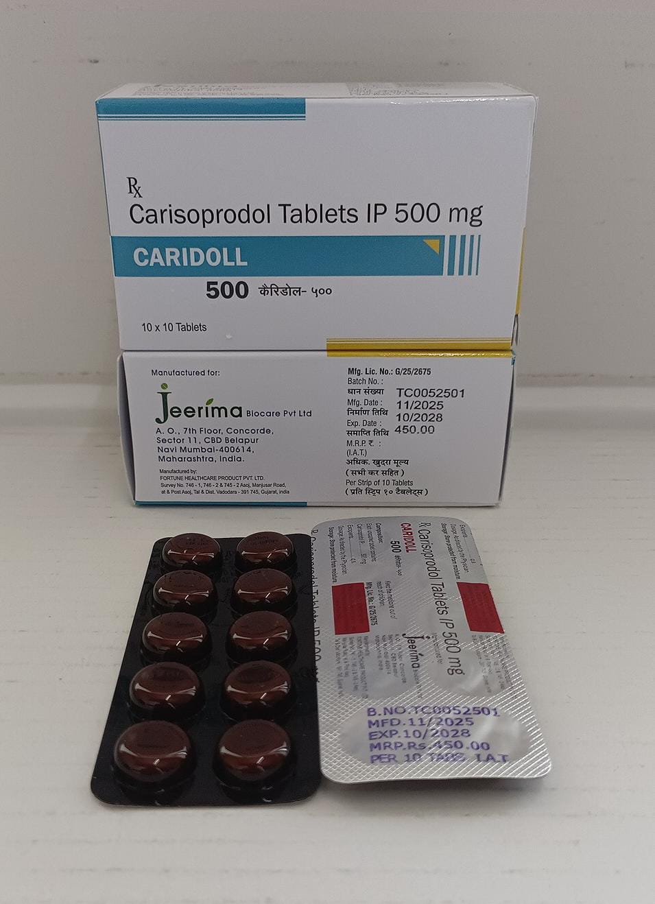 Soma (carisoprodol) 500mg